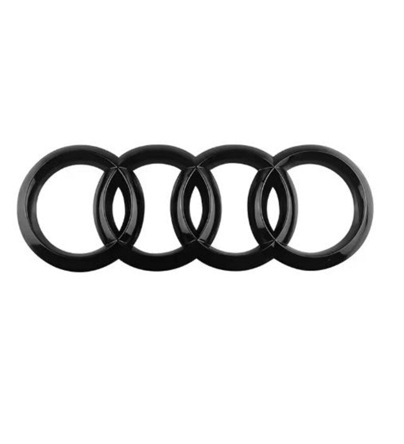 Emblème arrière Audi noir brillant 192x68