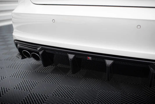 Diffuseur arrière Audi A3 S-Line Sportback 8V (Version avec double embout d'échappement d'un côté)