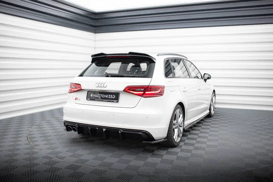Diffuseur arrière Audi A3 S-Line Sportback 8V (Version avec double embout d'échappement d'un côté)